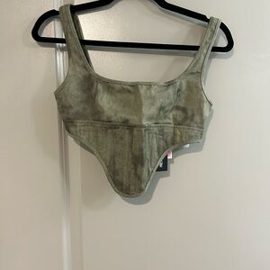 PrettyLittleThing Acid Green Bodysuit